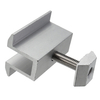Abrazaderas de montaje para paneles solares, accesorios solares de aluminio, abrazadera media