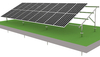 Paneles solares montados en el suelo para la granja y la agricultura