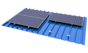 Soportes de paneles solares para sistema de montaje solar de techo metálico