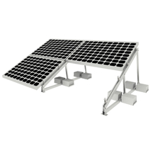 Montaje de panel solar de techo plano de instalación fácil de instalación