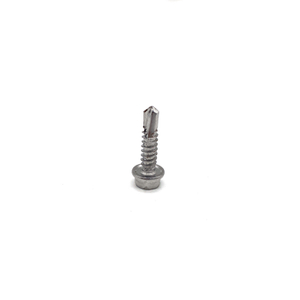 Tornillo autoperforante con cabeza de brida hexagonal de acero inoxidable SS304