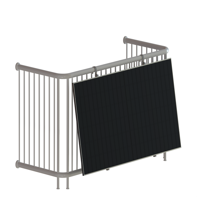 Soportes de montaje ajustables para paneles solares para balcón