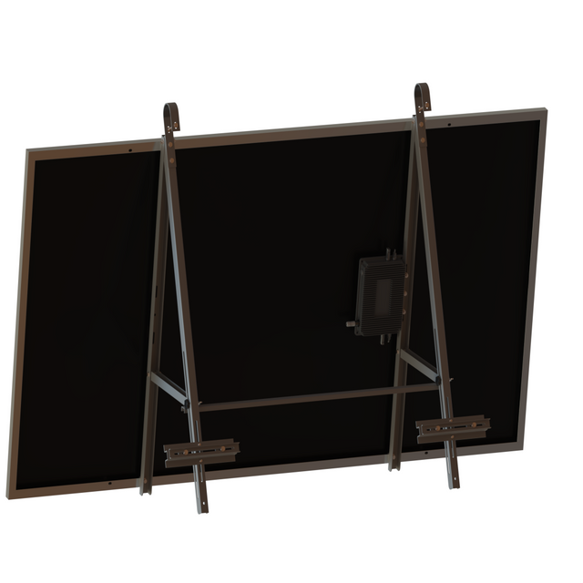 Sistema de montaje solar para balcón/pared/grasa Sistema solar para balcón de un solo panel Sistema solar conectado a la red para el hogar