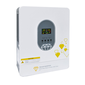 Inversor híbrido solar de cadena de onda sinusoidal pura de energía solar 6200w para sistema de montaje de panel solar