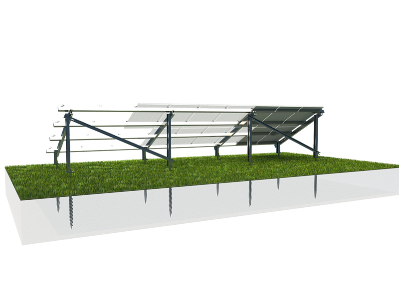 ¿Cómo instalar sistemas de montaje en tierra solar?