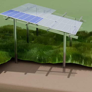 ¿El montaje de tierra es más barato que el soporte del techo?