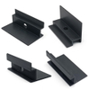 Panel solar solar personalizado ALUMINUS NEGRO CLAMP CLAMP CLAMP END Sistema de montaje solar