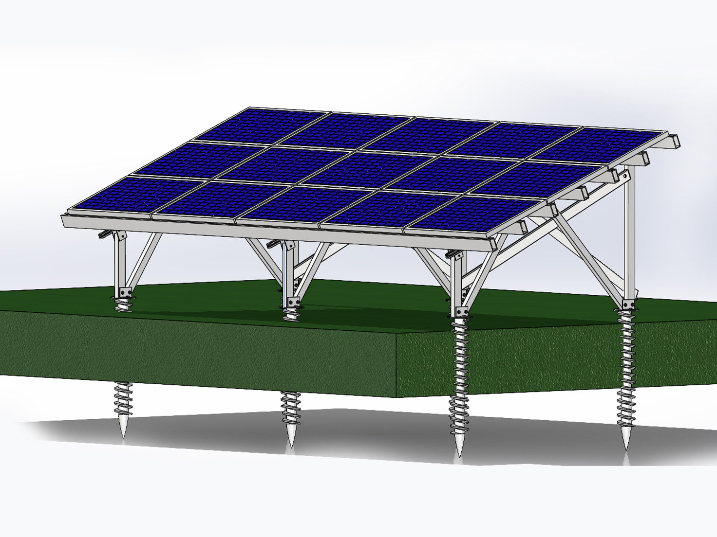 Estructuras de montaje en tierra solar