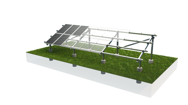 Sistema de panel de energía solar Kit de planta de energía solar fuera de la red para el sistema de montaje en tierra
