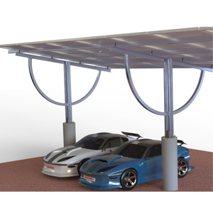  Sistema de energía solar Carport solar personalizado que monta el sistema de energía solar fuera de la red
