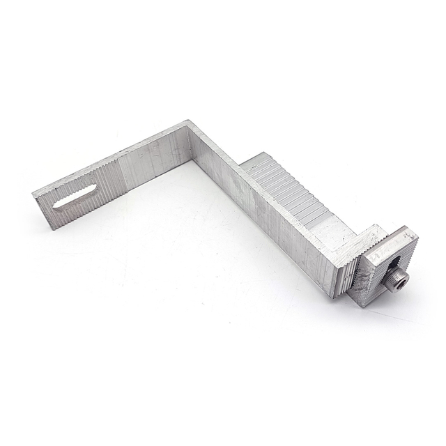 Gancho de aluminio solar vendedor caliente del tejado del sistema de montaje del soporte del soporte de aluminio ajustable del gancho del tejado de teja solar