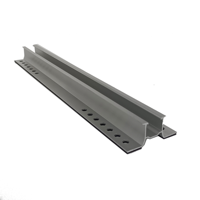 Soporte solar fotovoltaico de estructura de carril de aluminio trapezoidal de montaje de panel solar para sistema de montaje en techo
