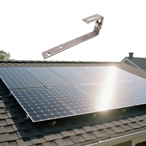 Soporte de montaje del panel solar con gancho de techo de azulejos para la estructura de montaje del techo de tejas de asfalto 