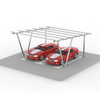 Estructura de montaje de cochera de columnas tipo panel solar N para aparcamiento de coches