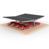 Estructura solar tipo Y del Carport del sistema fotovoltaico de las consolas de montaje del Carport solar de la estructura