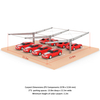 Estructura solar tipo Y del Carport del sistema fotovoltaico de las consolas de montaje del Carport solar de la estructura